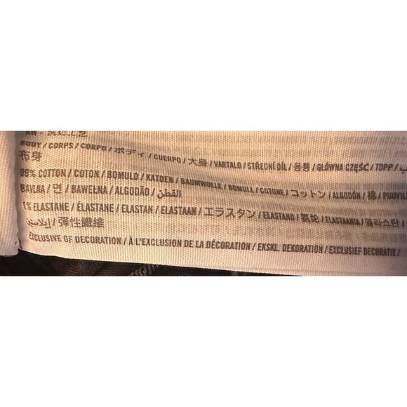 Abercrombie & Fitch The Mom Jeans 26 2R Black High Rise Distressed Ripped Hem - Picture 8 of 8